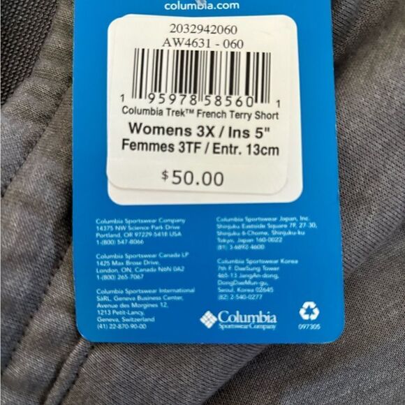 Columbia woman’s ins 5” shorts - Picture 3 of 5